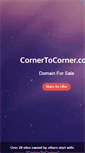 Mobile Screenshot of cornertocorner.com